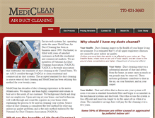 Tablet Screenshot of medicleanatlanta.com